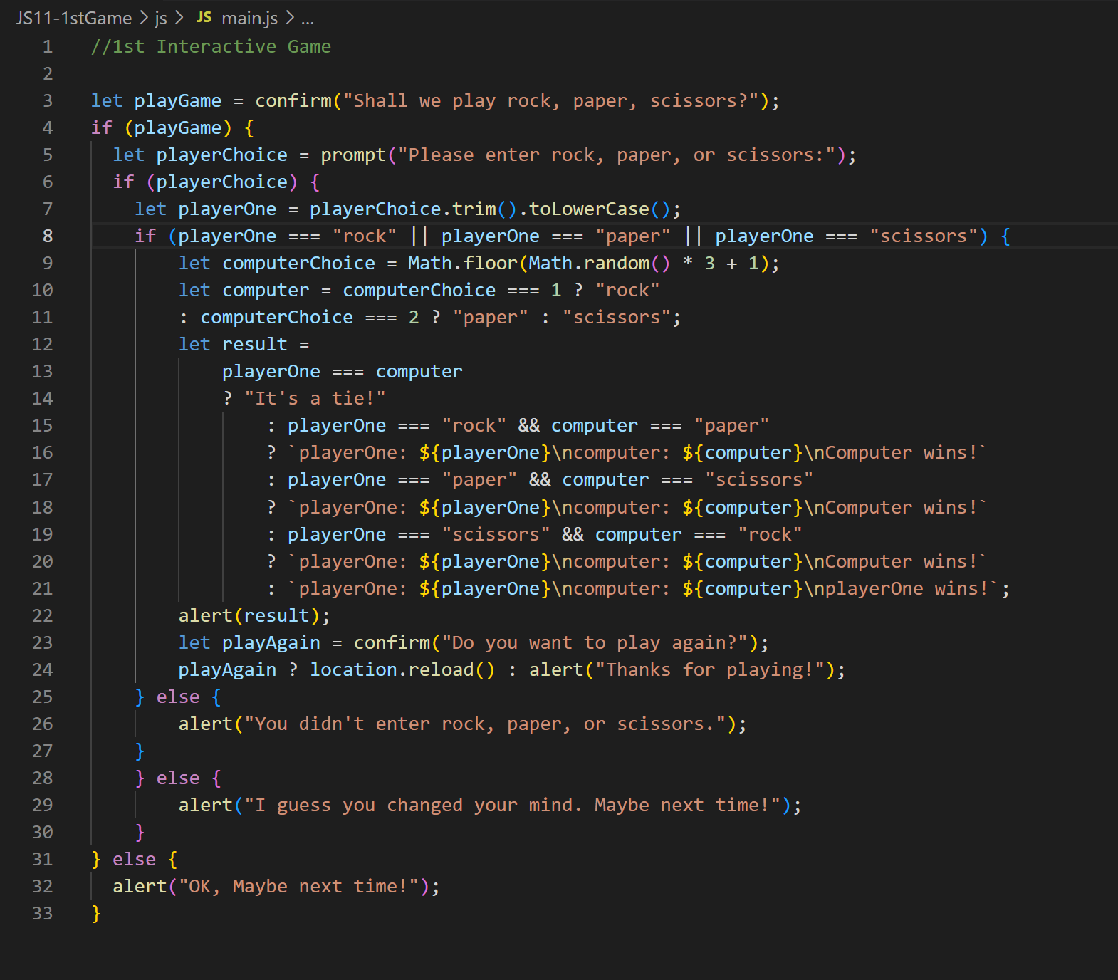 Section 11 screenshot