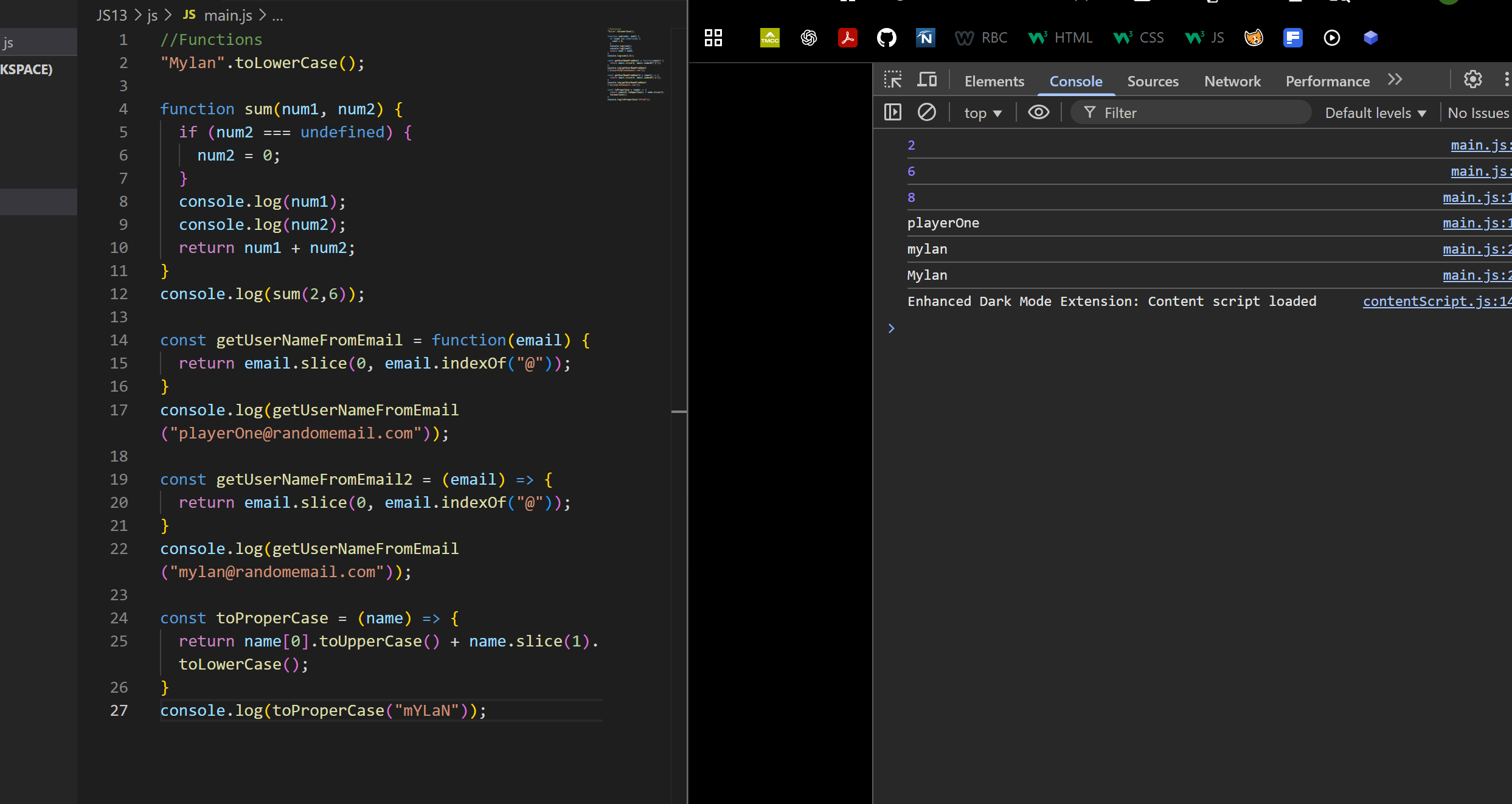 Section 13 screenshot